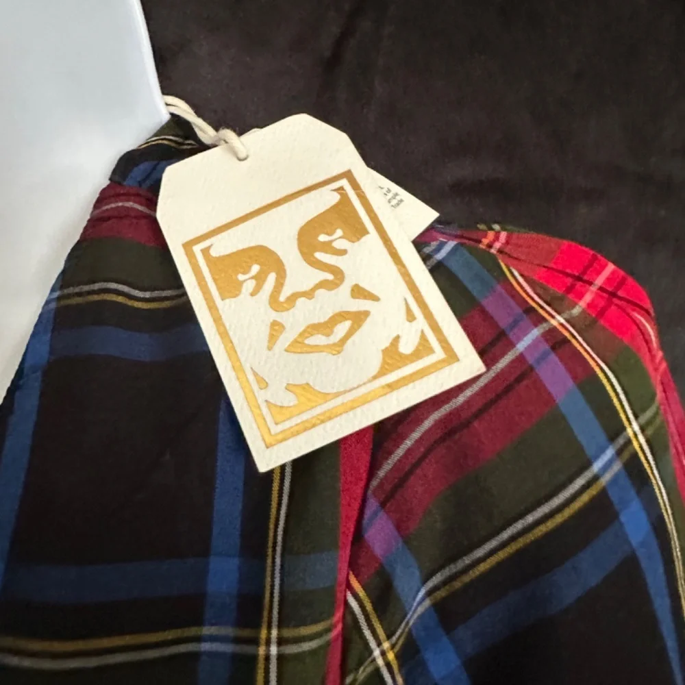 NWT Obey, world wide, tartan plaid midi dress, size XS - Picture 4 of 9